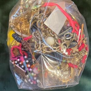 UNTESTED 4+lbs jewelry lot from estate & thrift antique store AS IS c…